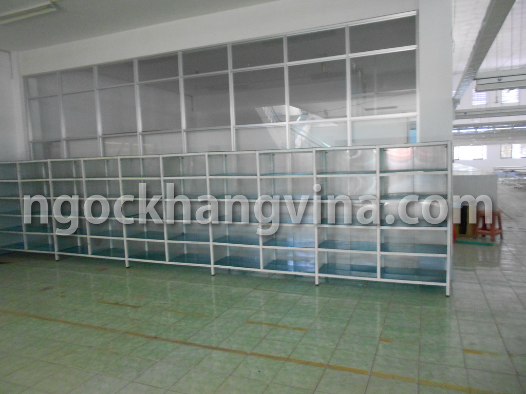 Kệ chứa linh kiện nhà kho