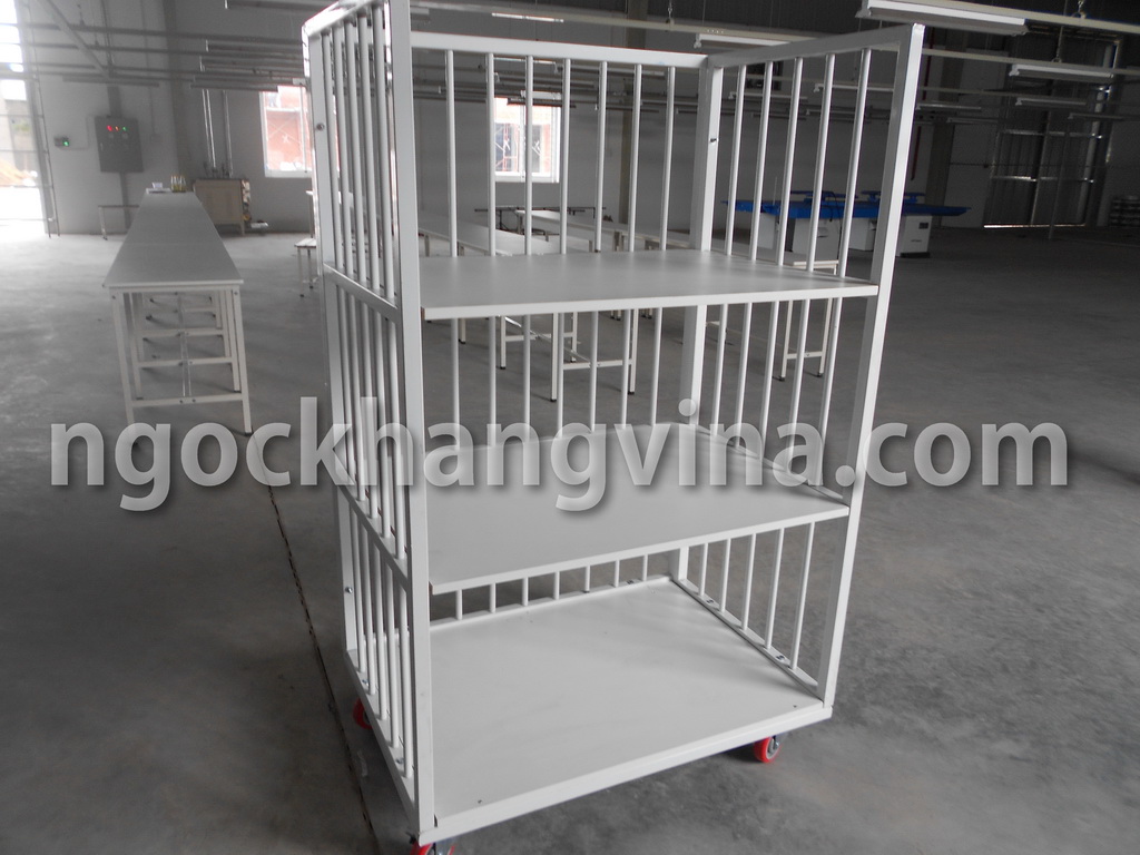Kệ vải di động đơn